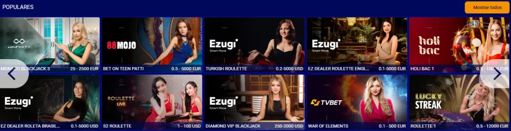 Casino ao Vivo com Dealers Reais