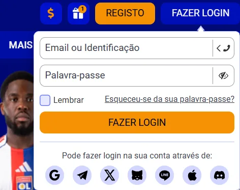 Iniciar Sessão na PariPesa